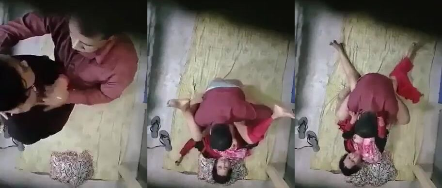 पंखे के केमेरा में बीवी ने अंकल और कामवाली की चुदाई वीडियो बनाई