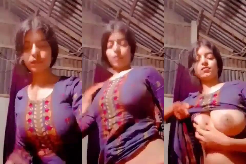 छोटी लड़की ने बड़े बूब्स खोले!