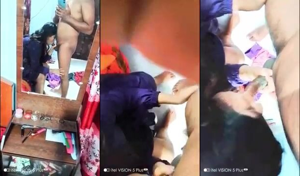 Hot Indian XXX clip of Aunty sucking her lover’s dick