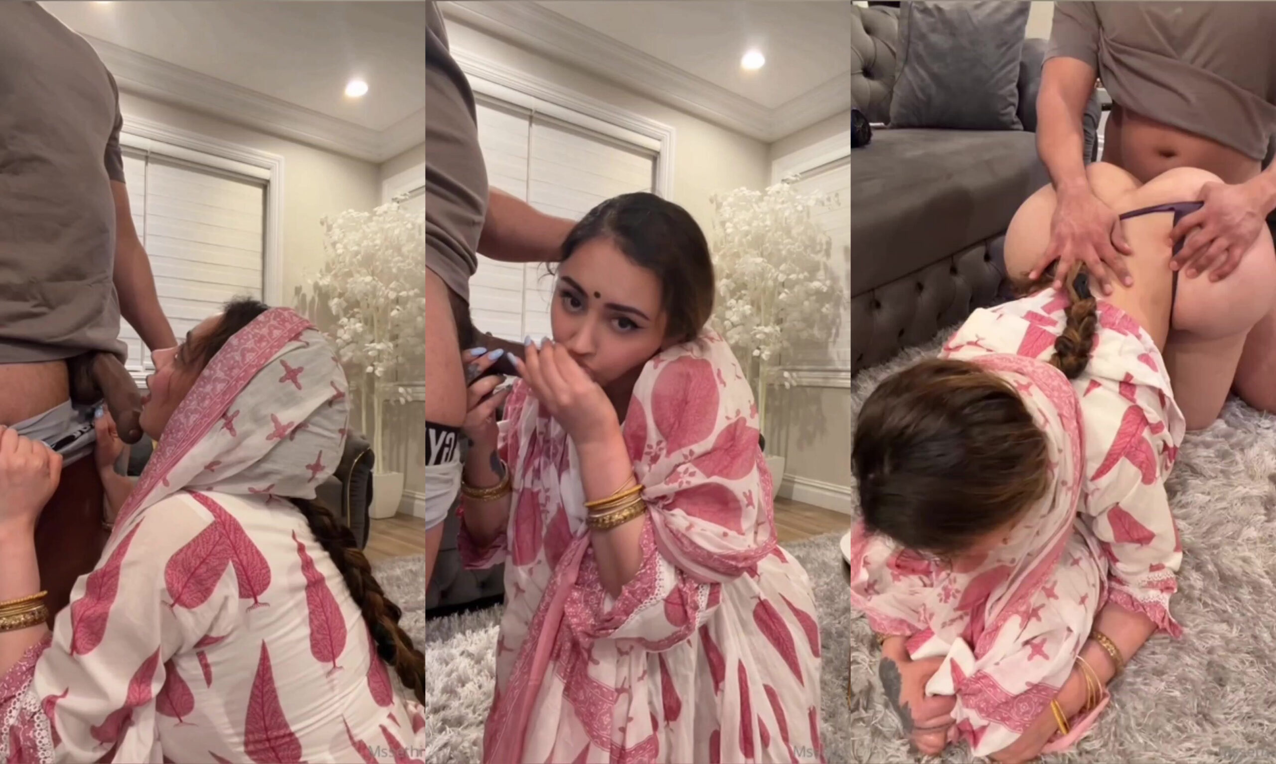 Indian Bhabhi’s Viral Porn MMS of sucking & fucking big dick