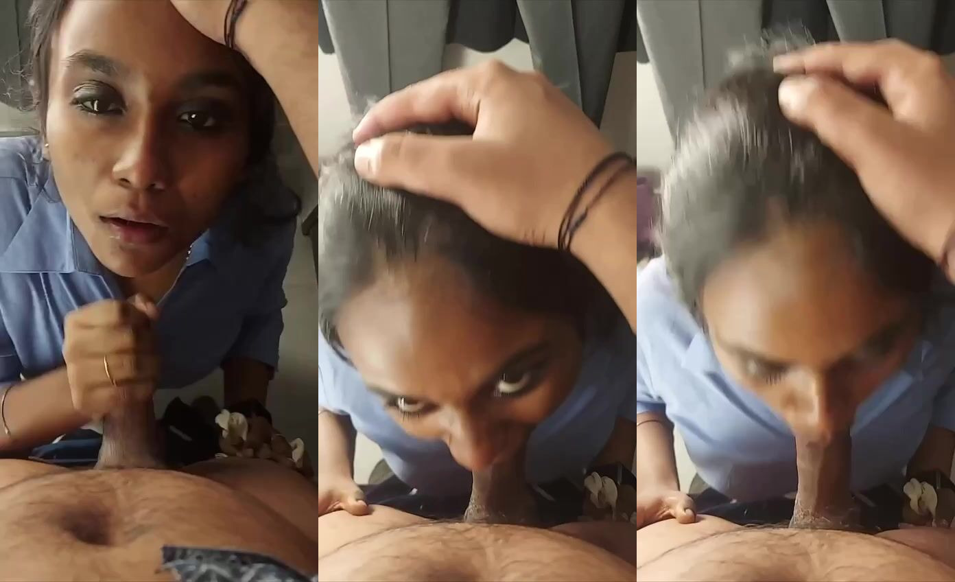 HD MMS sex clip of a lady security sucking her boss’s dick