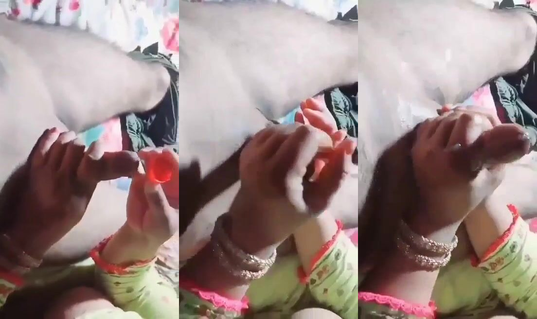 चुदक्कड़ वाइफ ने पति का लंड तेल मालिश से खड़ा किया